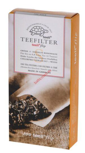 Paper tea filter, size "S". 100 pcs./box