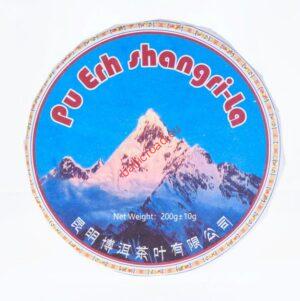 China Pu-Erh Beeng Cha-Shangri-La ca. 200 g - shu / sheng, black