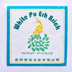 China Pu-Erh White Peacock Brick 5 x 30 g - sheng